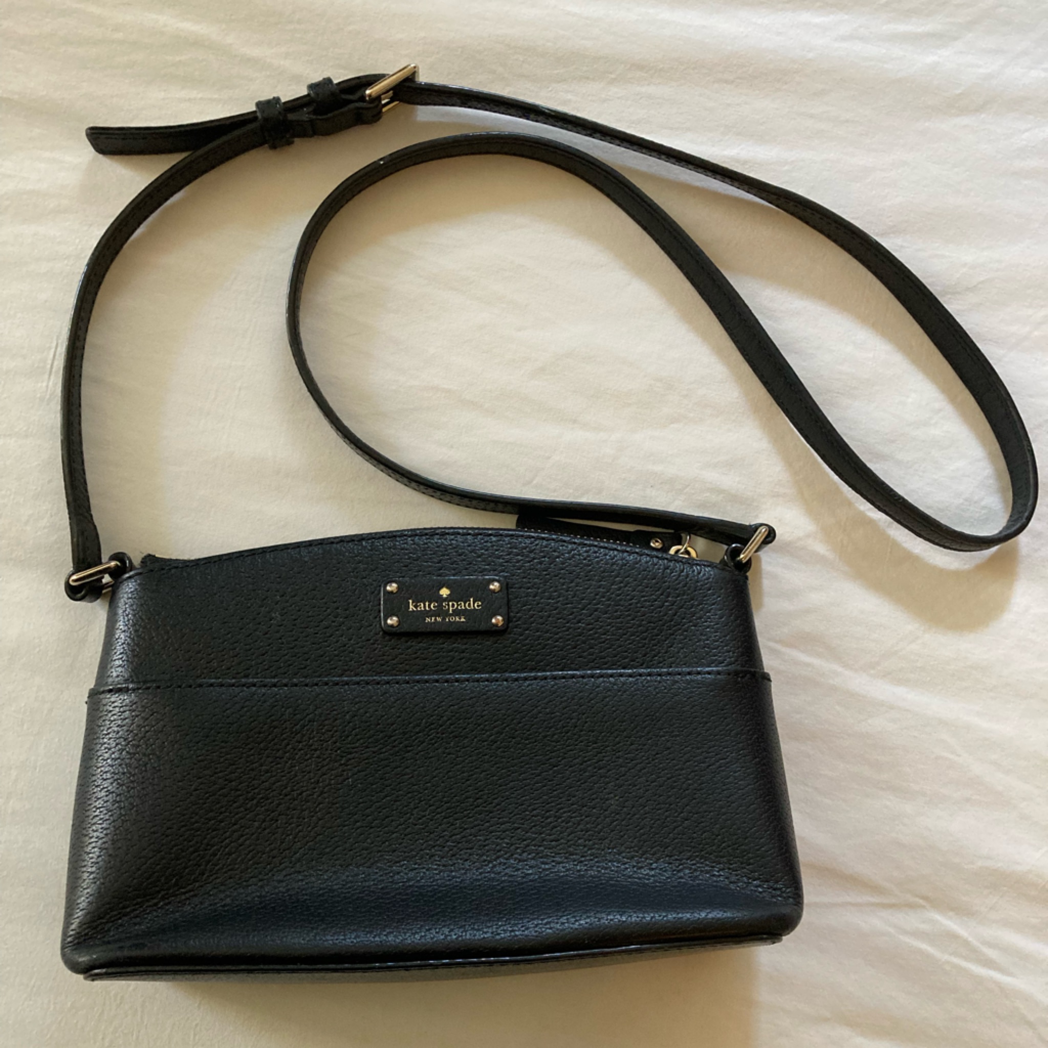Kate Spade Black Crossbody Bag Euc